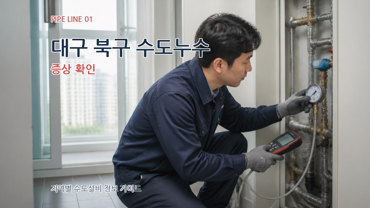 대구 북구 수도누수