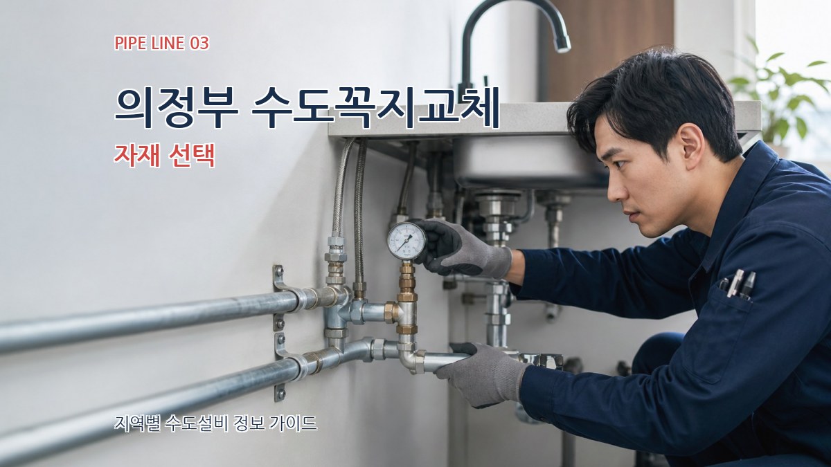 의정부 수도꼭지교체 자재 선택