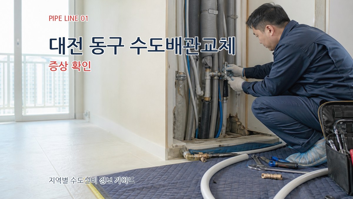 대전 동구 수도배관교체