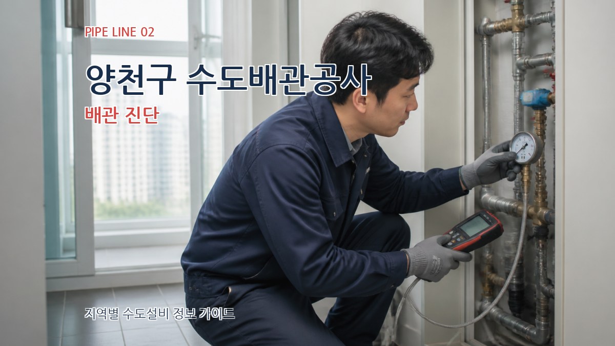 양천구 수도배관공사 배관 진단