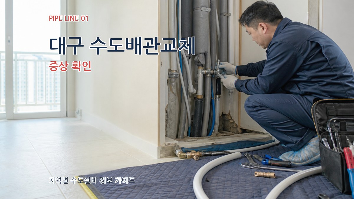 대구 수도배관교체