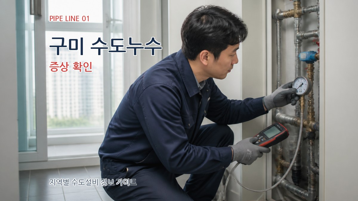 구미 수도누수