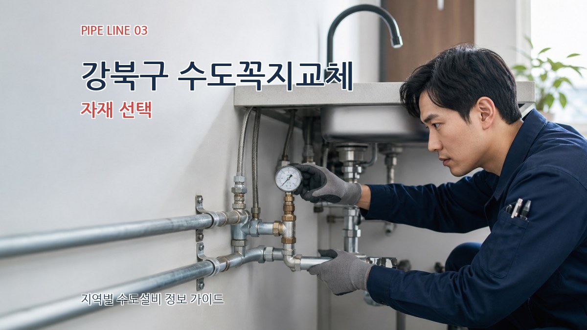 강북구 수도꼭지교체 자재 선택