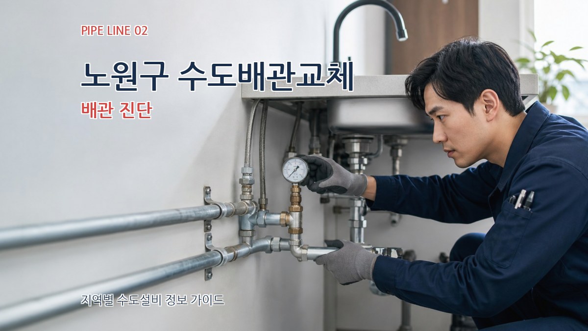 노원구 수도배관교체 배관 진단