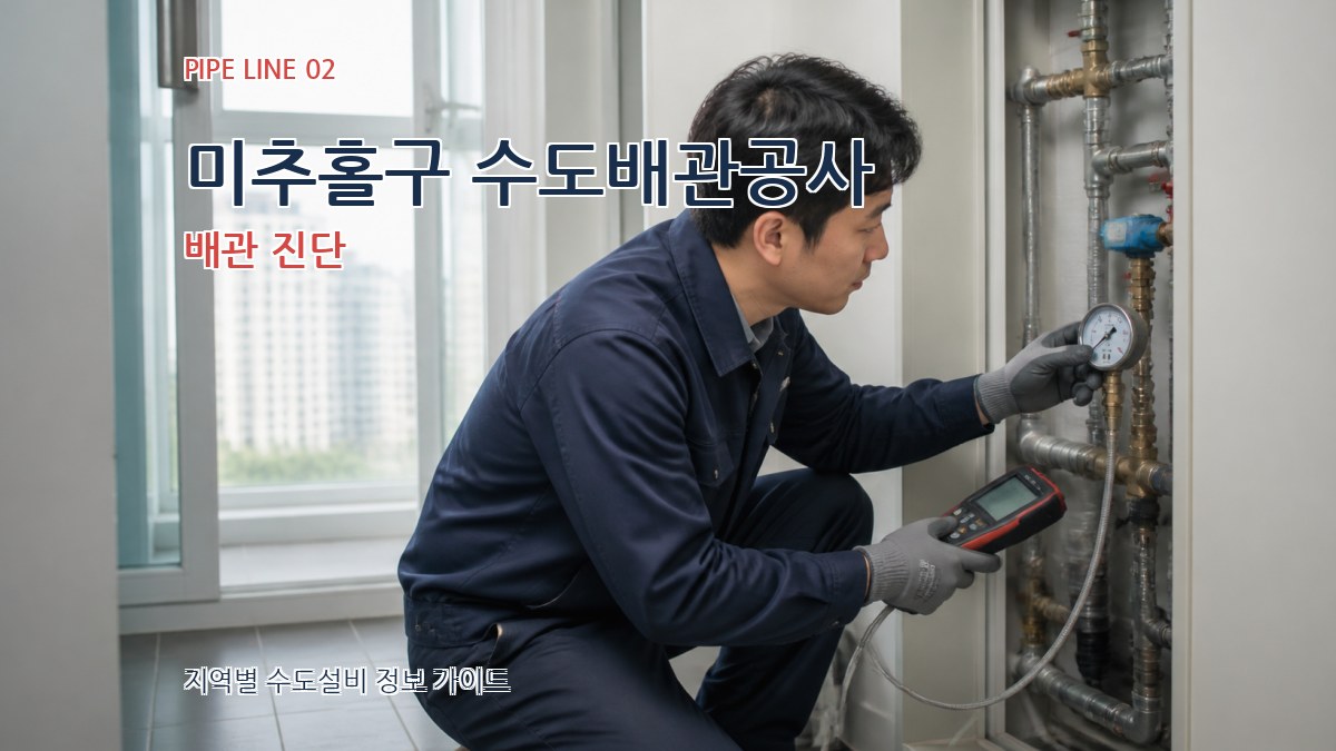 미추홀구 수도배관공사 배관 진단