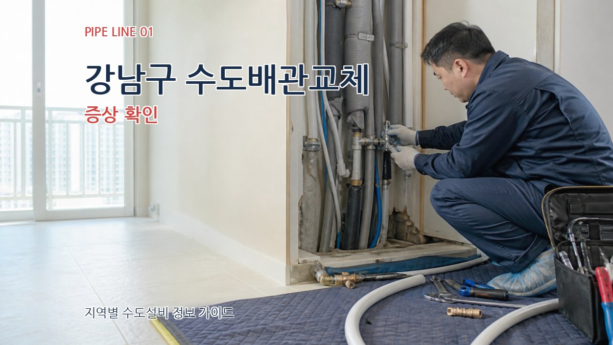 강남구 수도배관교체