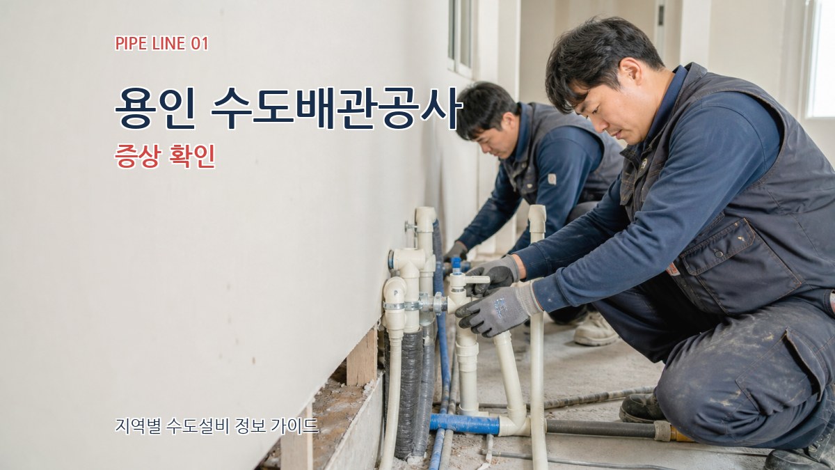 용인 수도배관공사