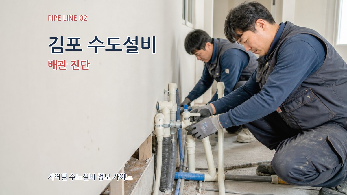 김포 수도설비 배관 진단
