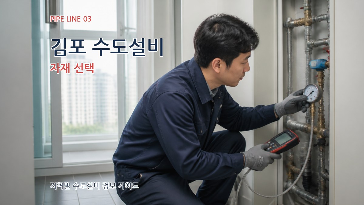 김포 수도설비 자재 선택