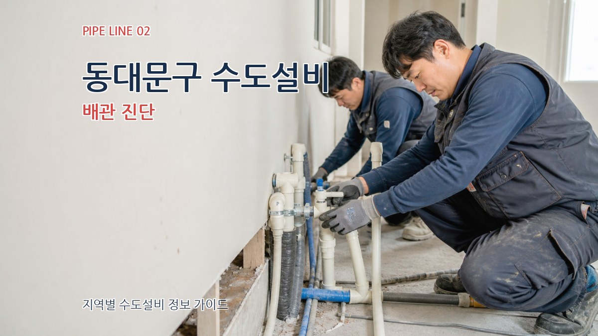 동대문구 수도설비 배관 진단