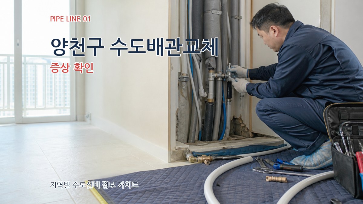 양천구 수도배관교체