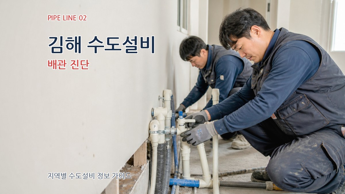 김해 수도설비 배관 진단