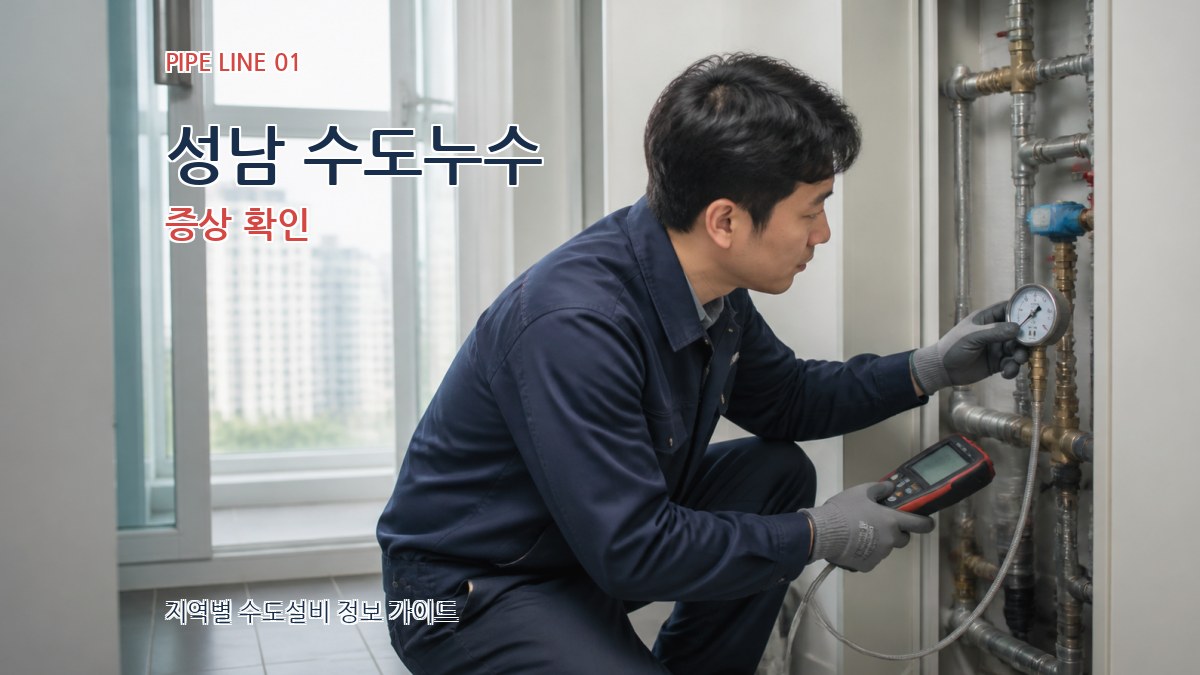성남 수도누수
