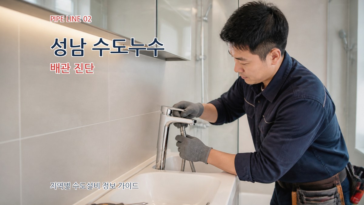 성남 수도누수 배관 진단