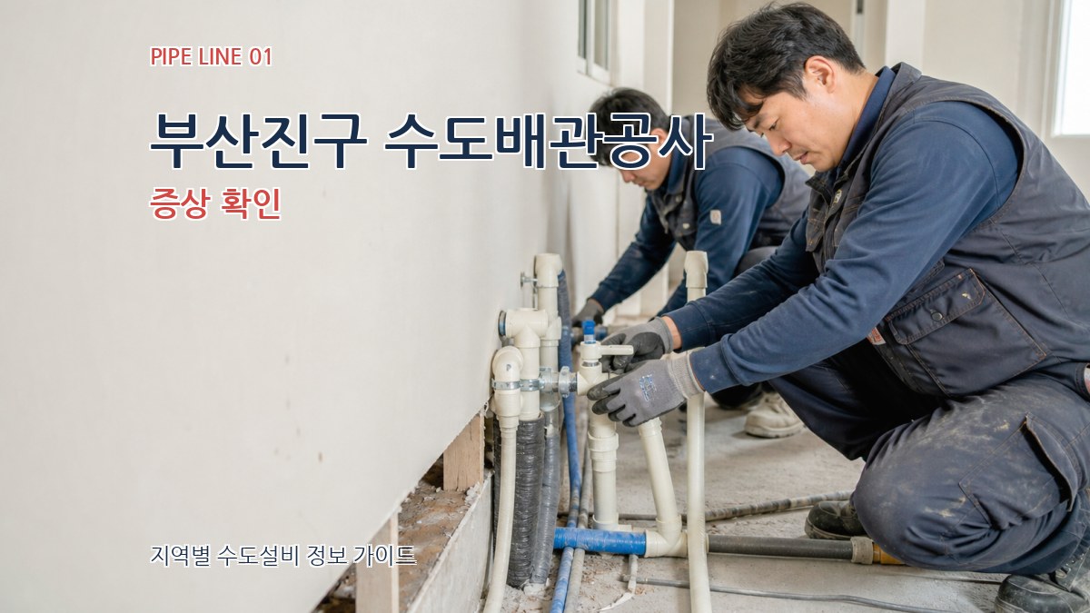부산진구 수도배관공사