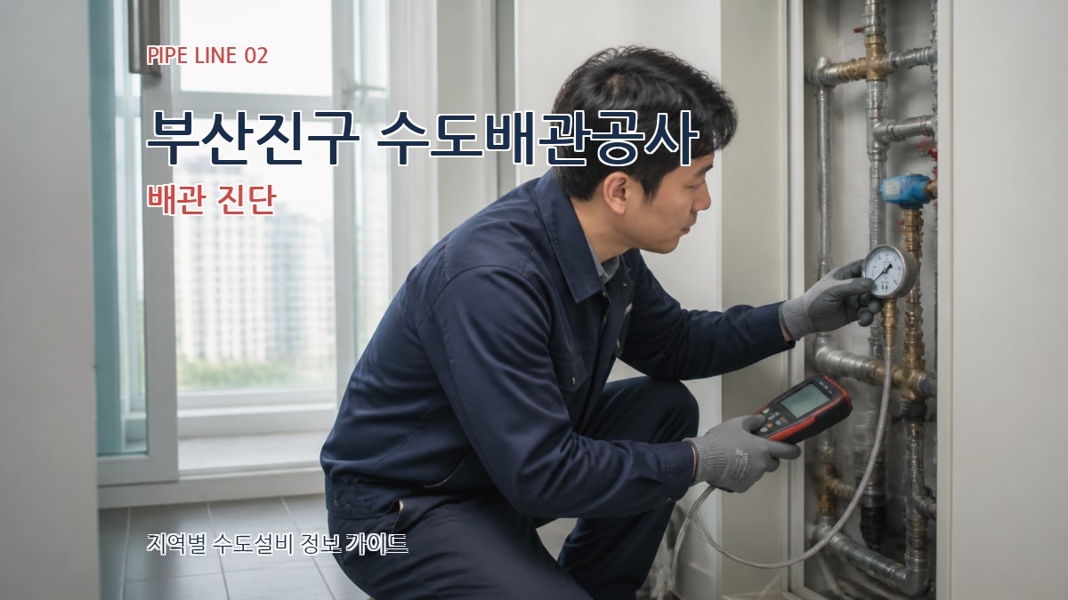 부산진구 수도배관공사 배관 진단