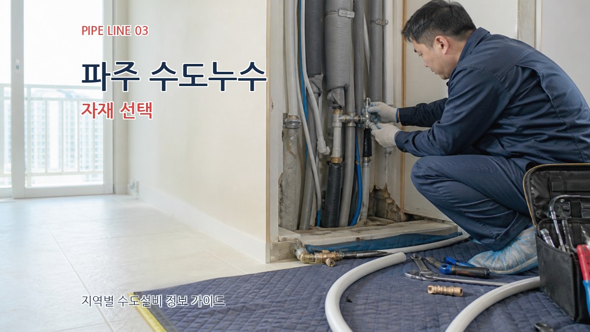 파주 수도누수 자재 선택