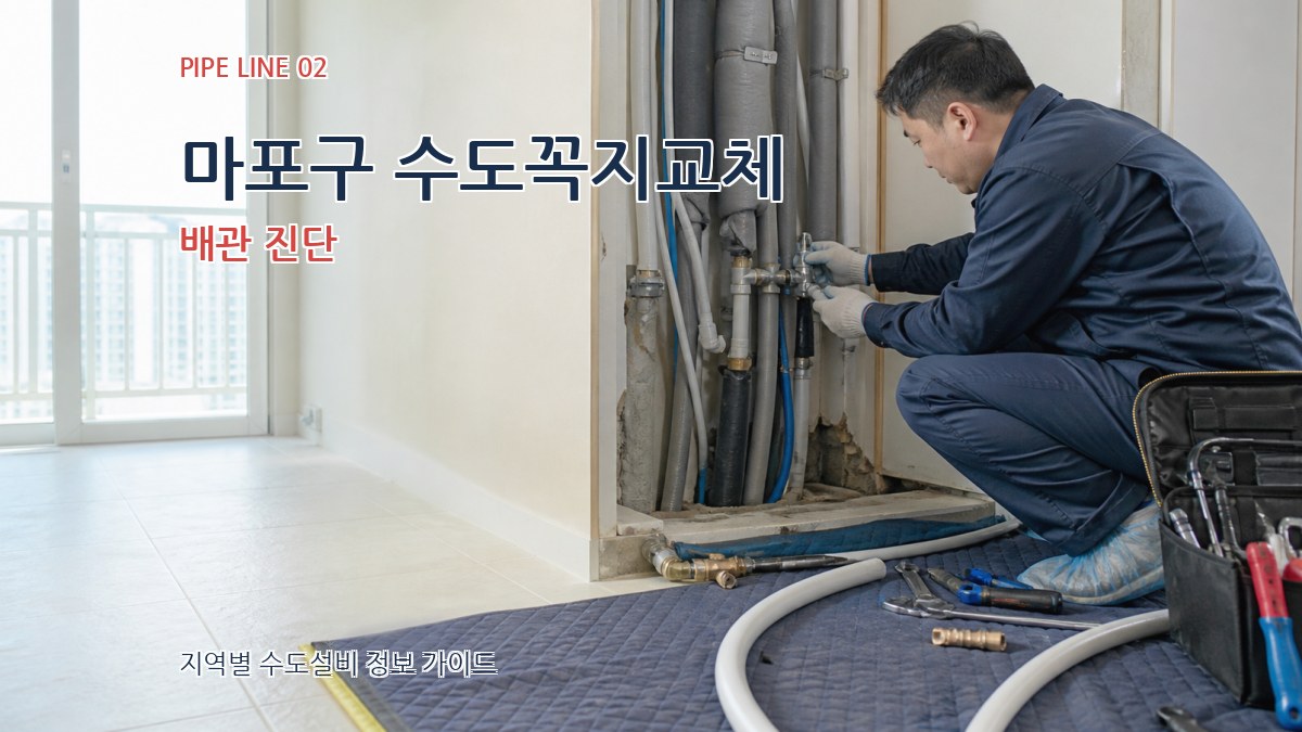 마포구 수도꼭지교체 배관 진단