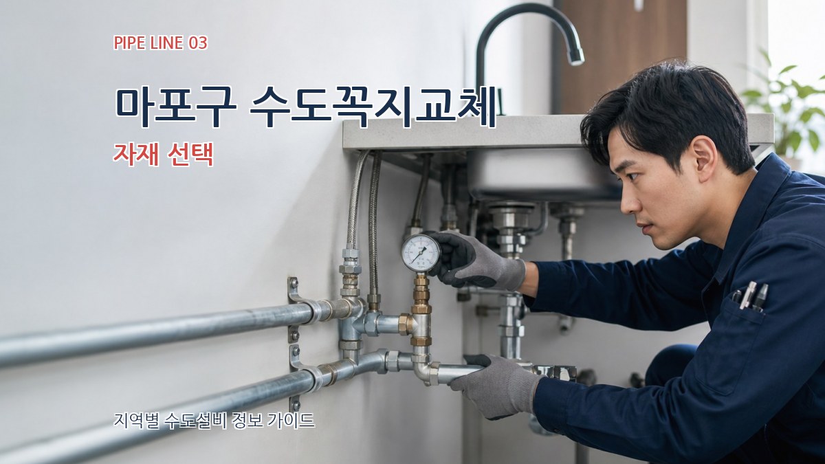 마포구 수도꼭지교체 자재 선택