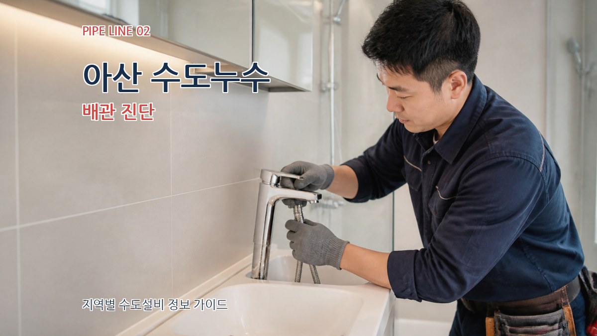 아산 수도누수 배관 진단