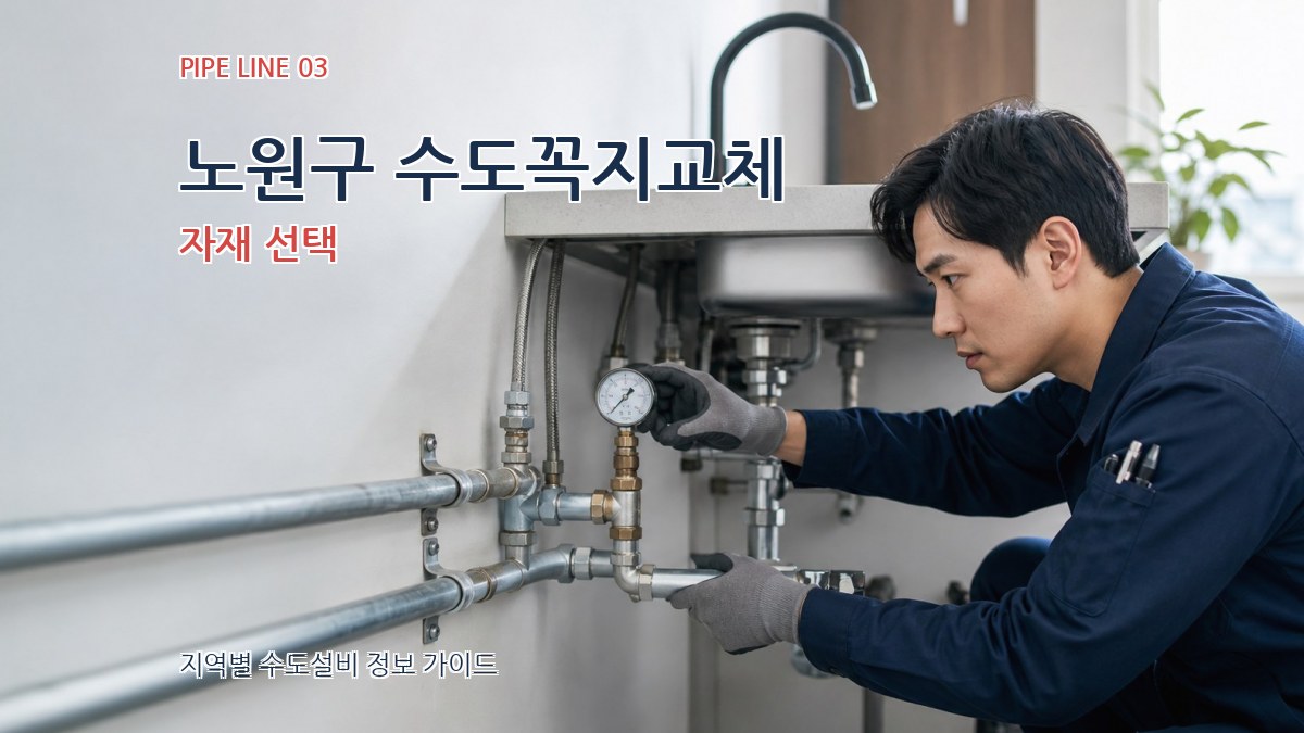 노원구 수도꼭지교체 자재 선택