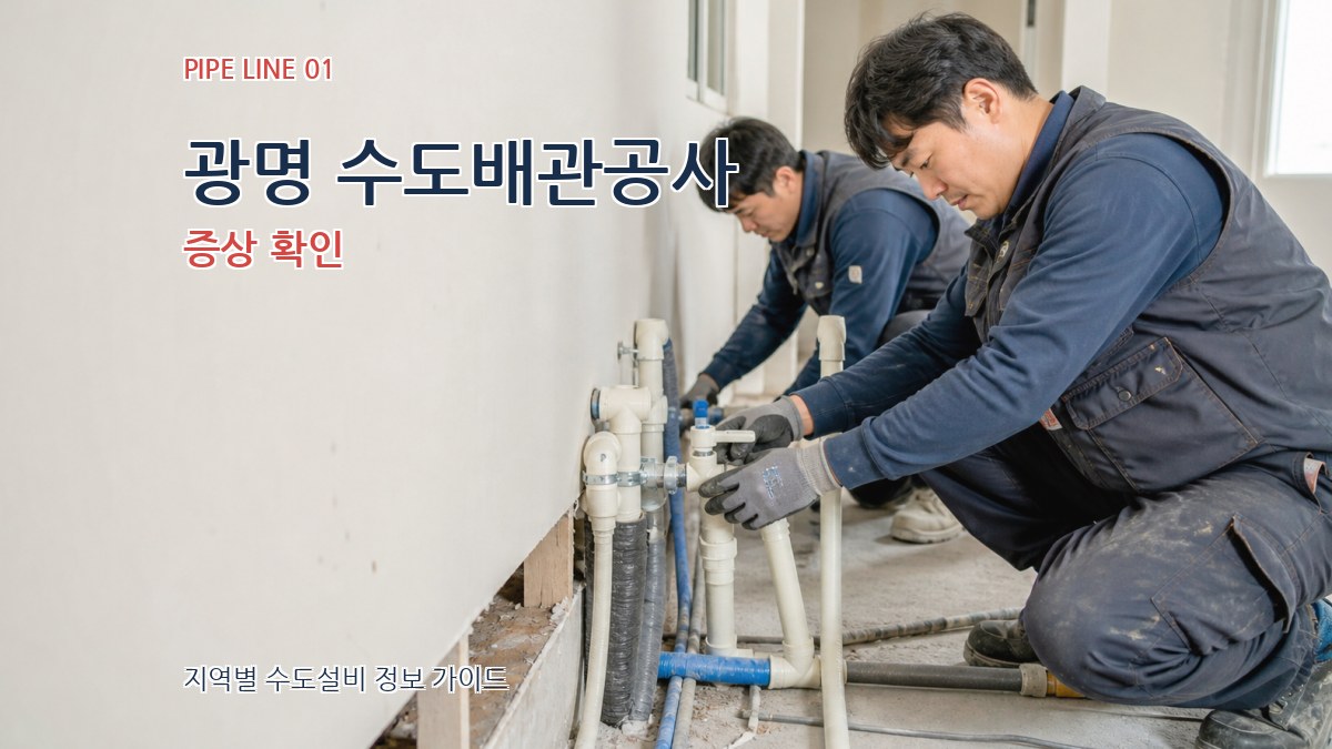 광명 수도배관공사
