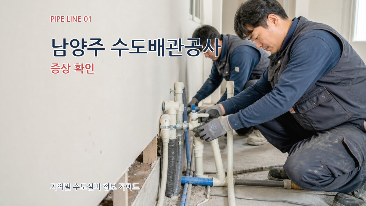 남양주 수도배관공사
