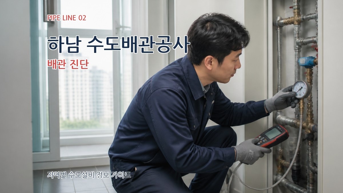 하남 수도배관공사 배관 진단