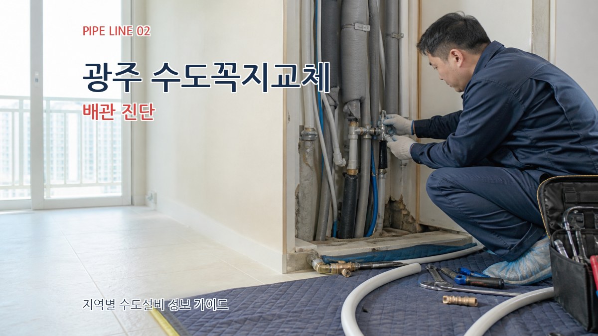 광주 수도꼭지교체 배관 진단