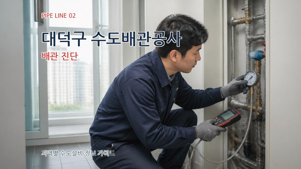 대덕구 수도배관공사 배관 진단