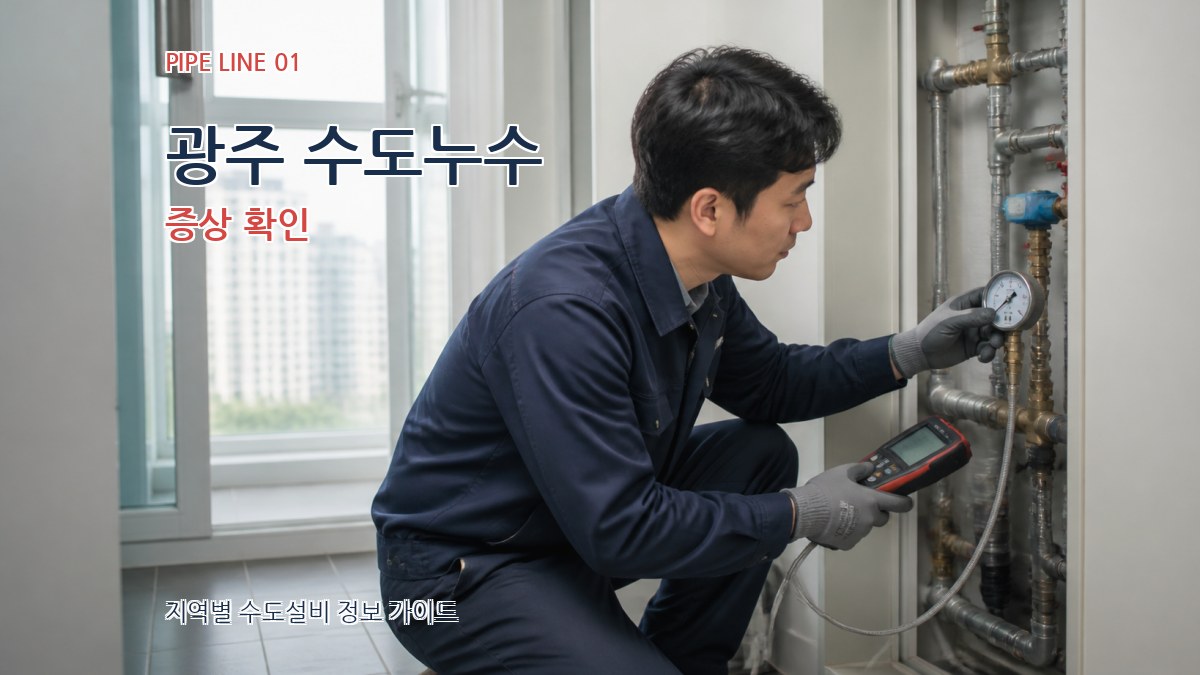 광주 수도누수