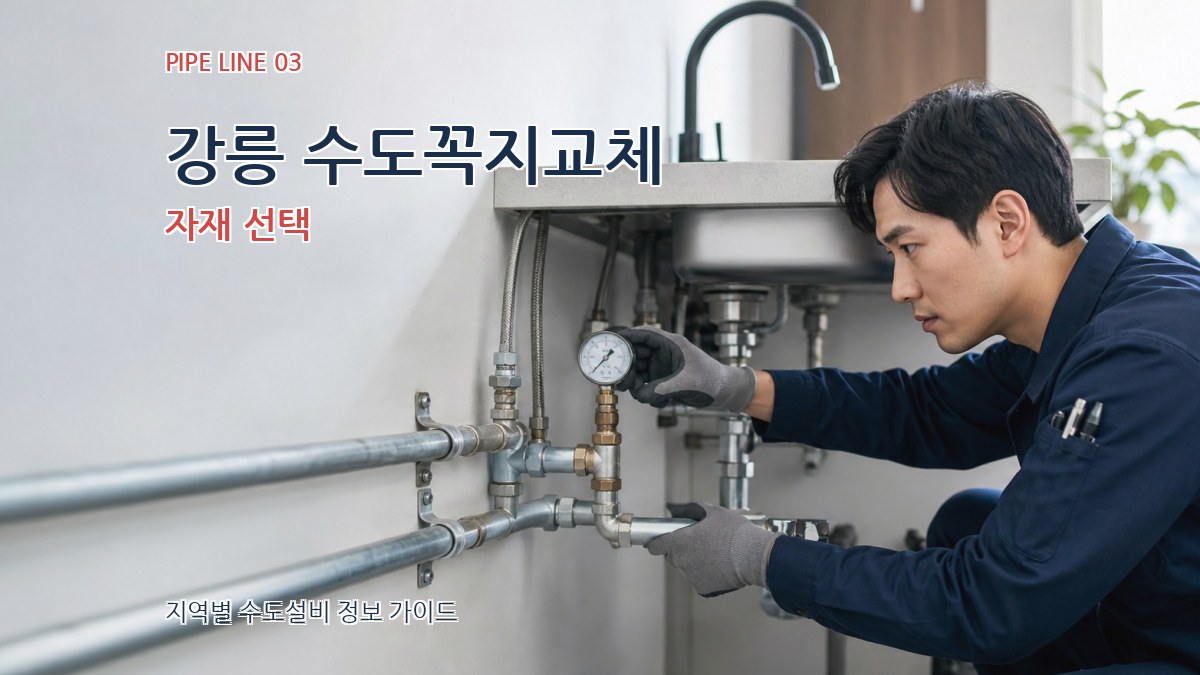강릉 수도꼭지교체 자재 선택