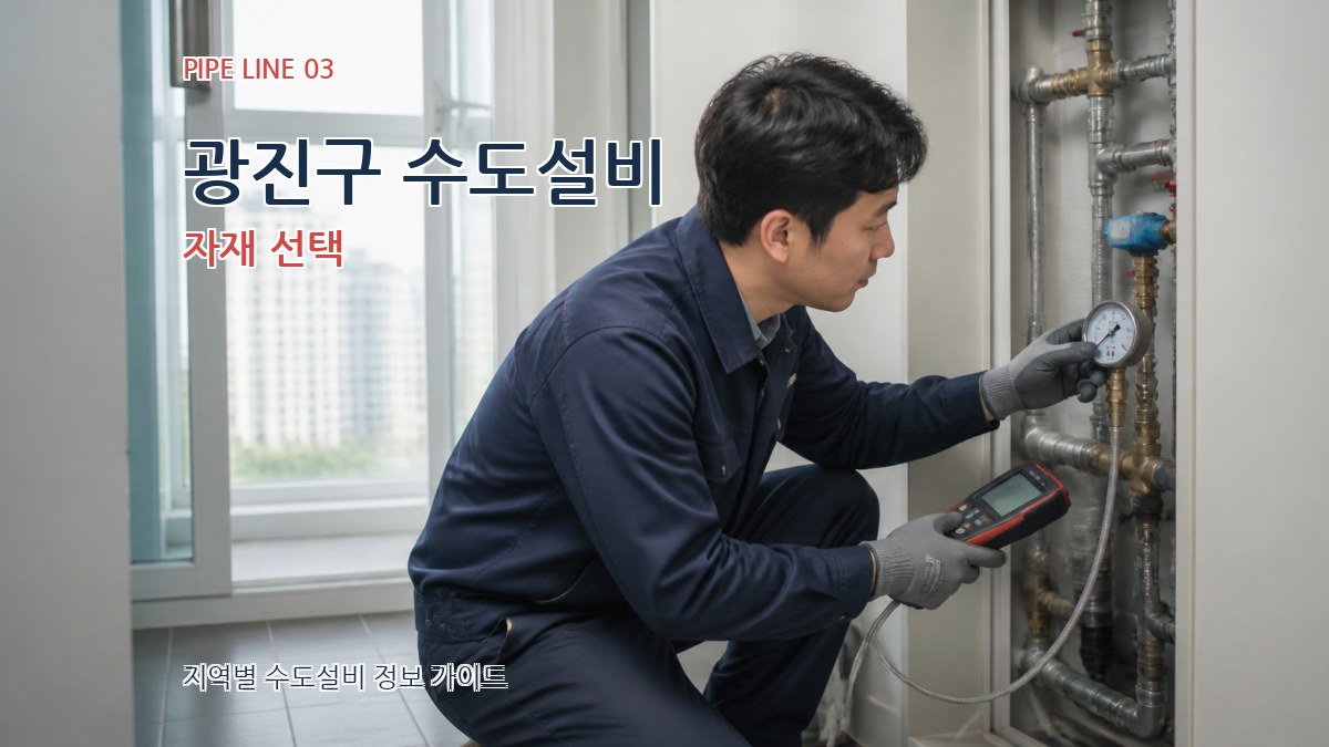 광진구 수도설비 자재 선택
