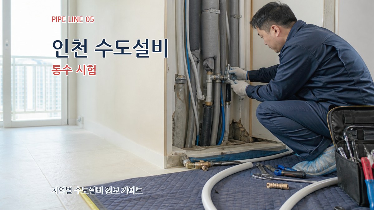인천 수도설비 통수 시험