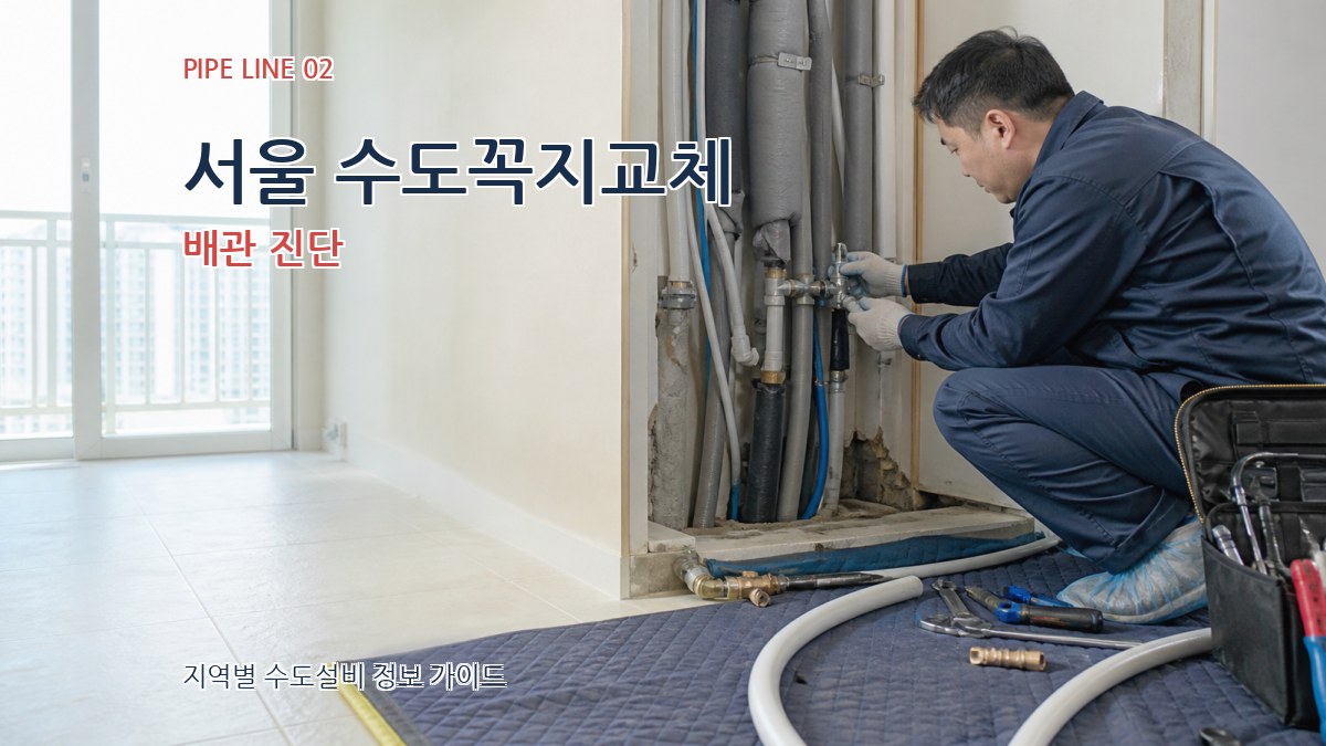 서울 수도꼭지교체 배관 진단
