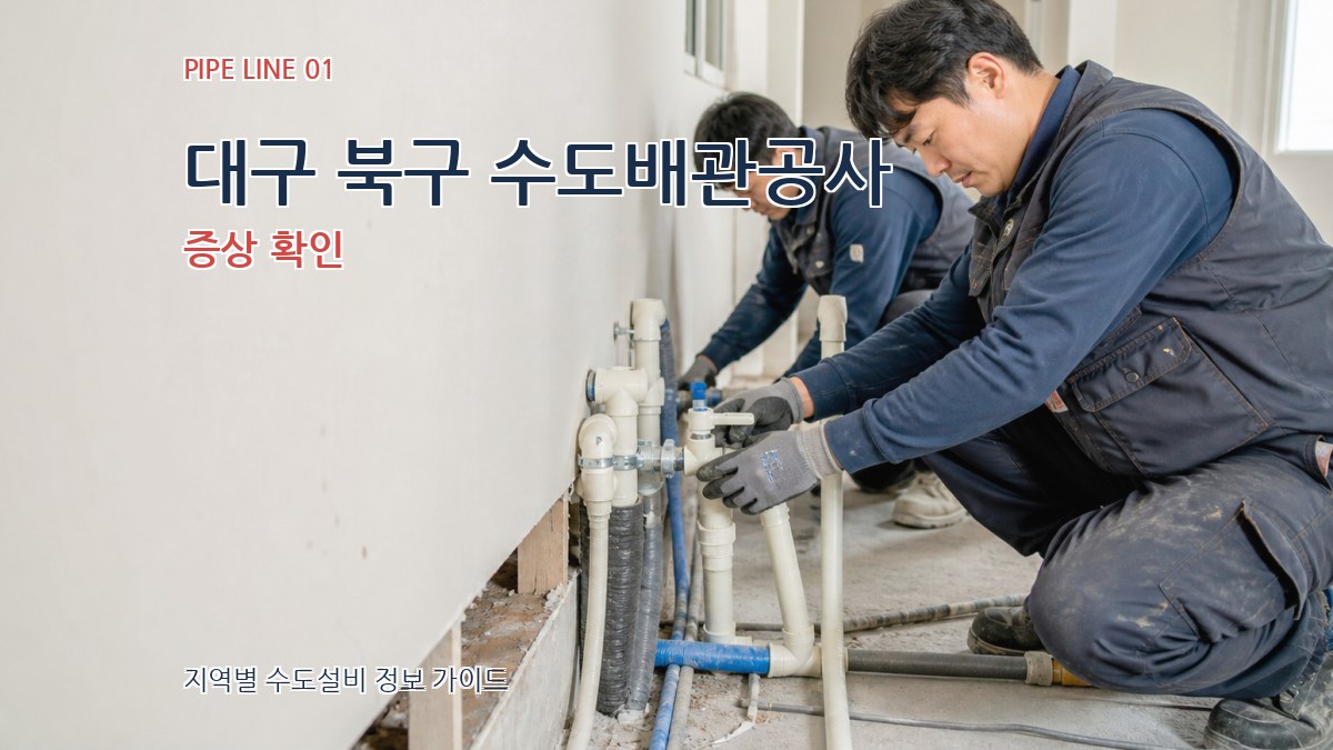 대구 북구 수도배관공사