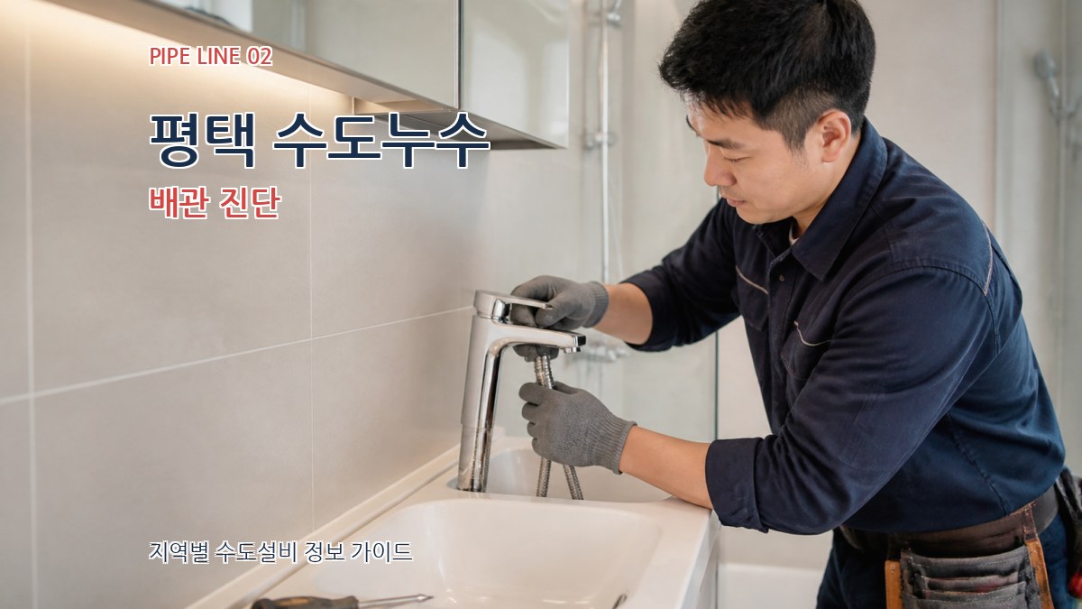 평택 수도누수 배관 진단