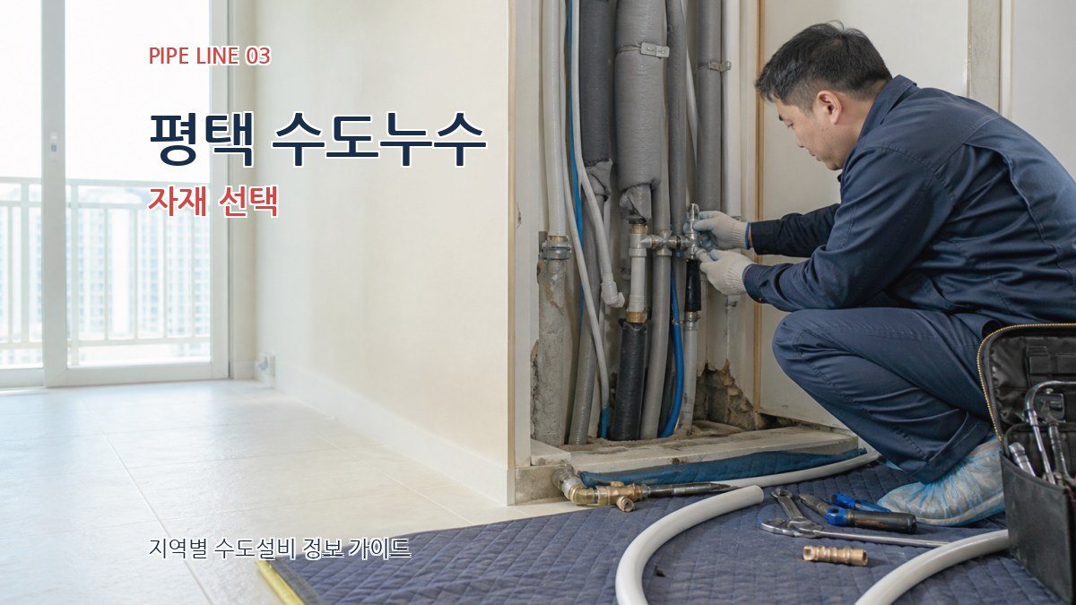 평택 수도누수 자재 선택